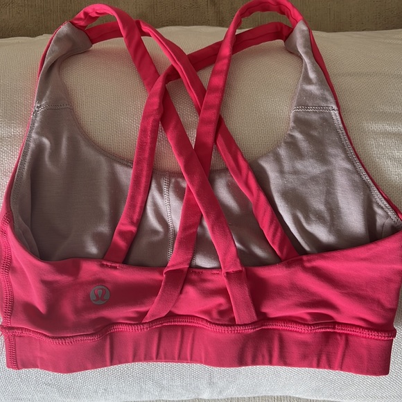 Lululemon sports bra hot pink size 2 - Picture 2 of 4
